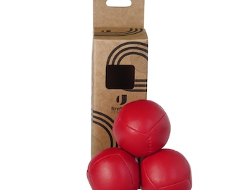 Firetoys 110g Pro Six Panel Thud Juggling Ball Set - Set of 3 Balls