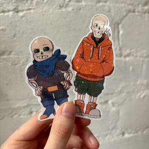 Underswap Sans and Papyrus stickers