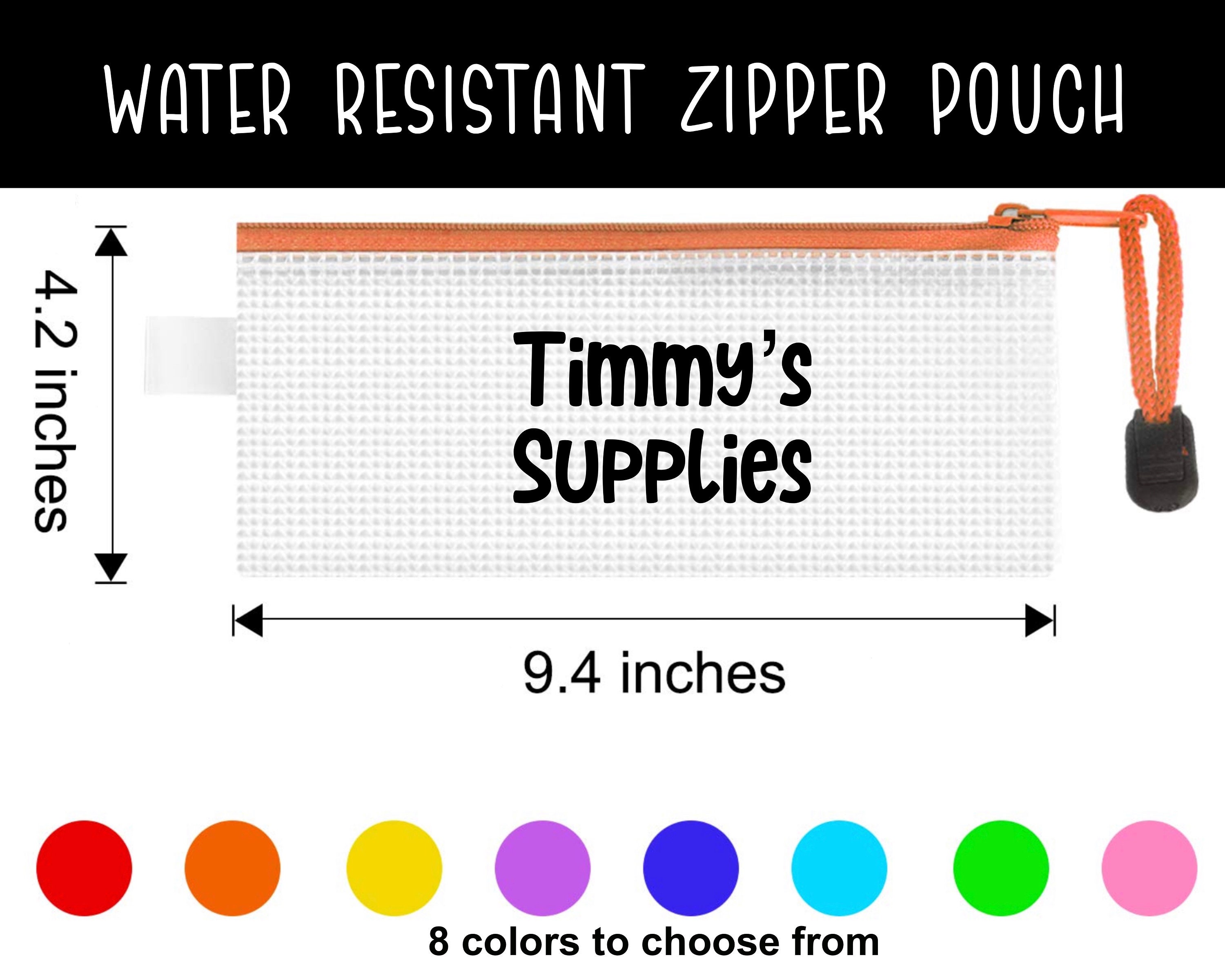 Plastic Zipper Pouch - Etsy