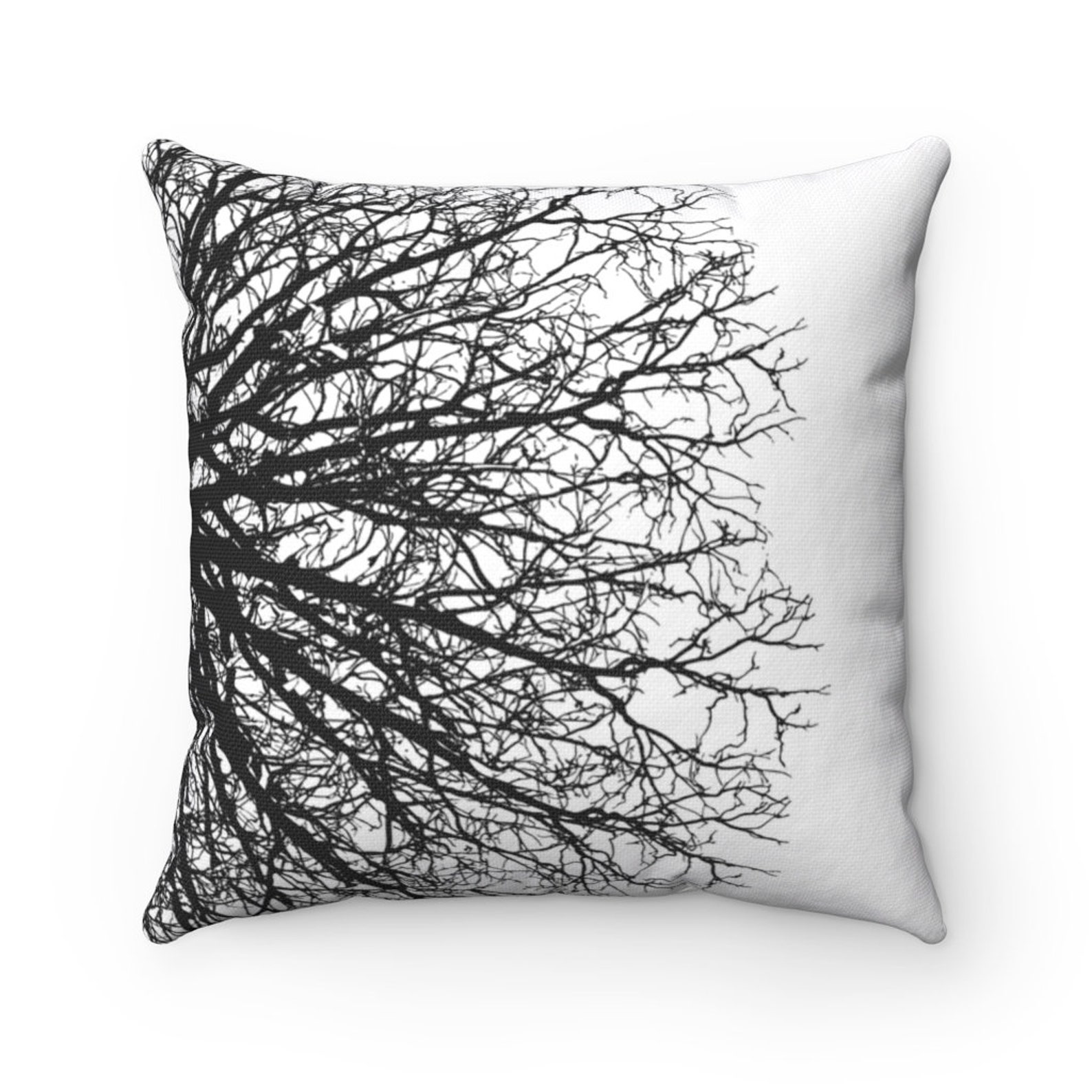 Black and White Botanical Pillow Abstract Pillow with Etsy Italia