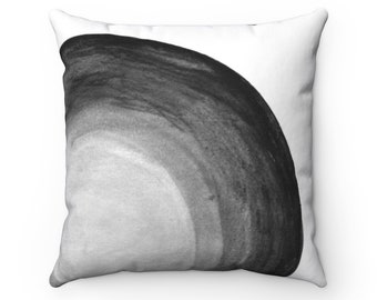 Black and white Pillow, Minimalist living room decor, Watercolor Pillow, Modern Pillow, Boho Home Décor Cute Decorative Throw Pillow Cushion