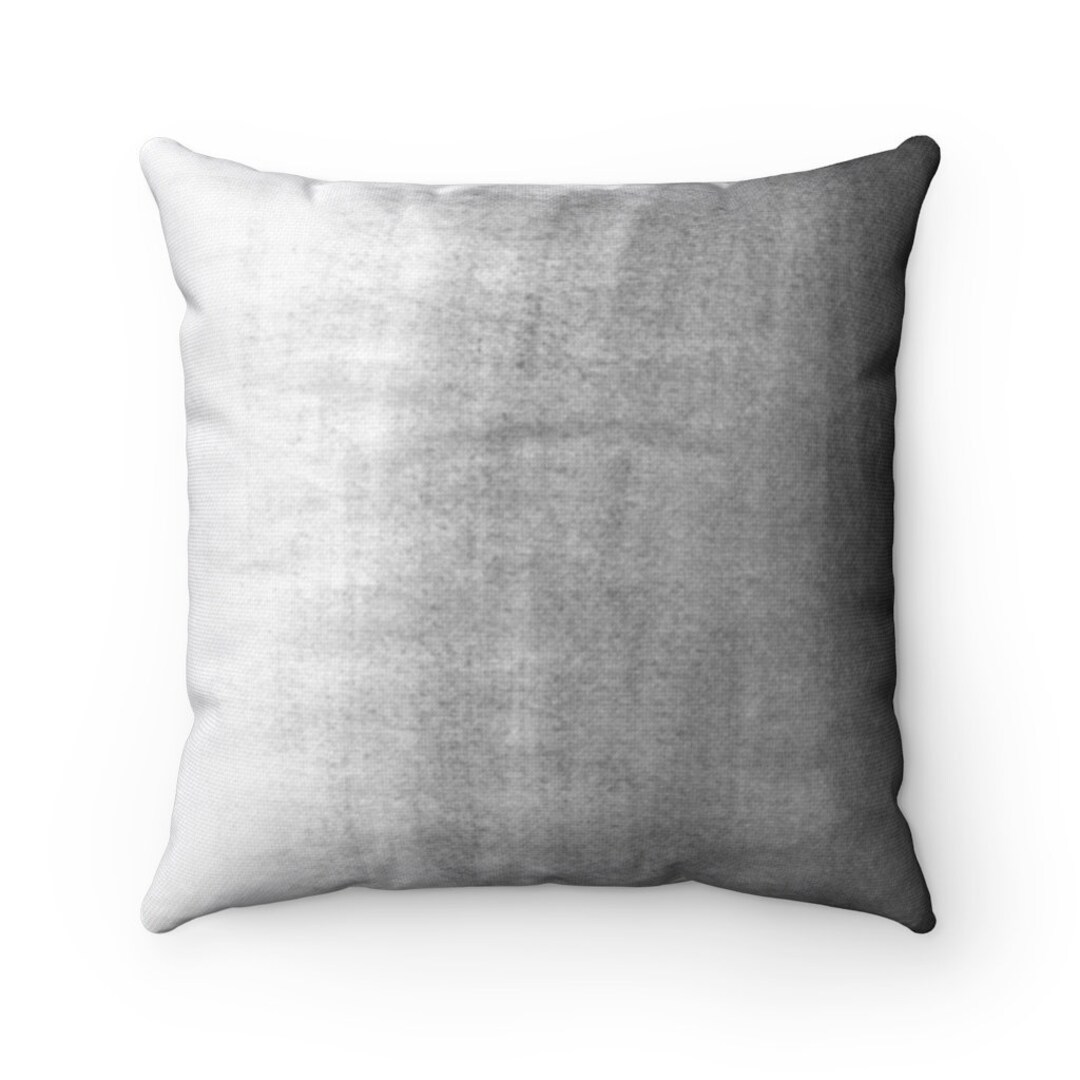 Black and White Ombre Pillow, Modern Grey Pillow, Farmhouse Living Room