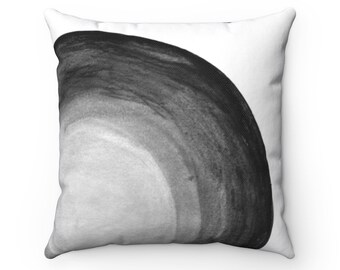 Black and white Pillow Cover, Minimalist Home Décor, Watercolor Pillowcase, Modern Boho pillow cover, Decorative pillow cover for couch