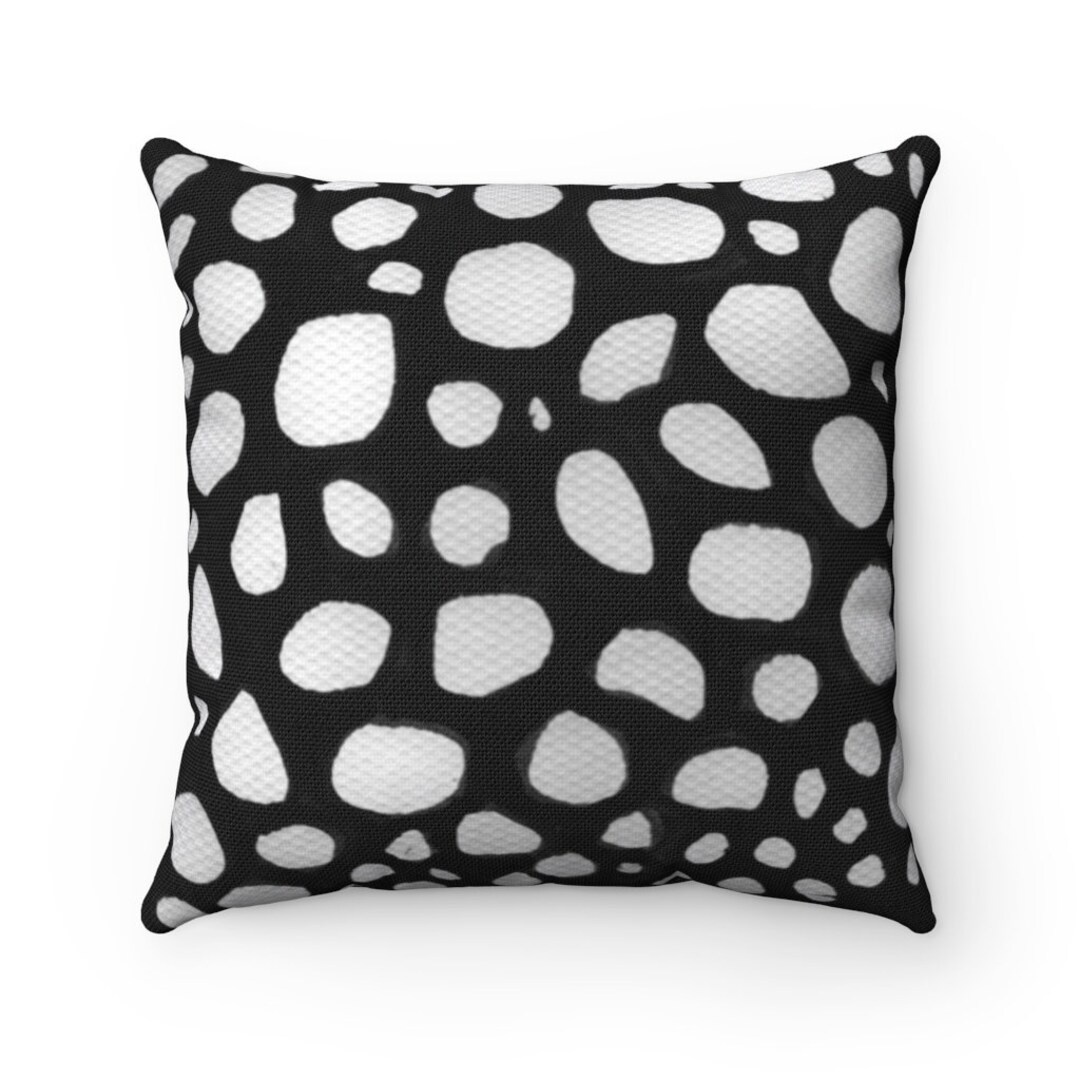 Black and White Pillow Modern Farmhouse Pillow Designer Etsy