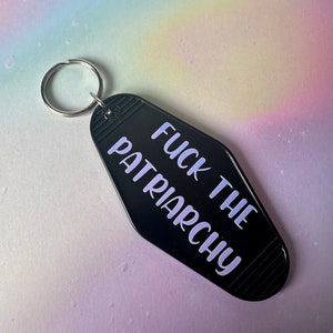 F*** The Patriarchy keychain All Too Well TS inspired