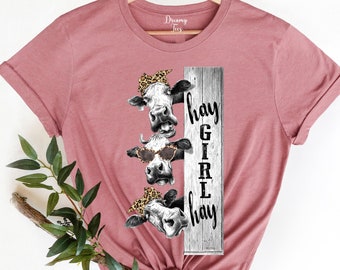 shirt with cow on it