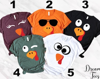 Funny Turkey Shirts, Thanksgiving Group Shirts, Fall Family Shirts, Cute Turkey Shirt, Kids Fall Shirt, Fall Shirt Teacher, Thanksgiving Tee