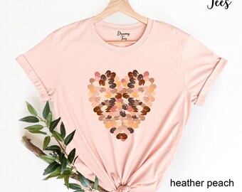 Heart With Hands Shirt, Diversity Equality T-Shirt