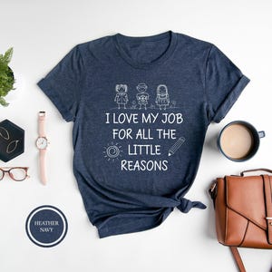 Elementary Teacher Shirt, I Love My Job, Unisex Teacher Tee bild 4