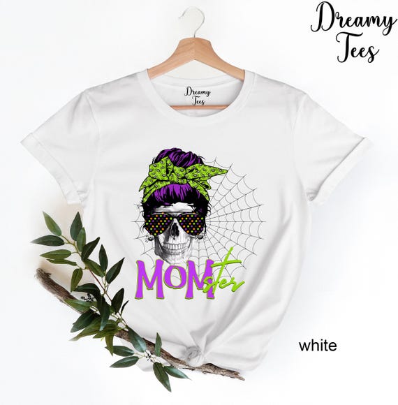 Momster Shirt, Halloween Mom Shirt, Halloween Party Shirt, Halloween Costume, Women's Fall Shirt, Autumn Shirt, Gift For Her, Funny Shirt