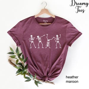 Dancing Skeleton Shirt, Halloween Mom Shirt, Funny Halloween Shirt, Dance Shirt, Halloween Party Shirt, Gift For Her, Kids Halloween Shirts bild 3
