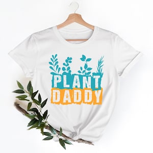 Plant Daddy Shirt, Plant Dad Tee, Plant Shirt For Men, Plant Gift, Plant Lover Gift, Plant Lover, Houseplant, Colorful Plant Daddy Tee