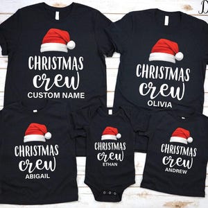 Custom Christmas Crew Shirts, Christmas Family Shirts, Santa Shirts, Christmas Party Shirts, Matching Christmas Shirts, Holiday Shirts