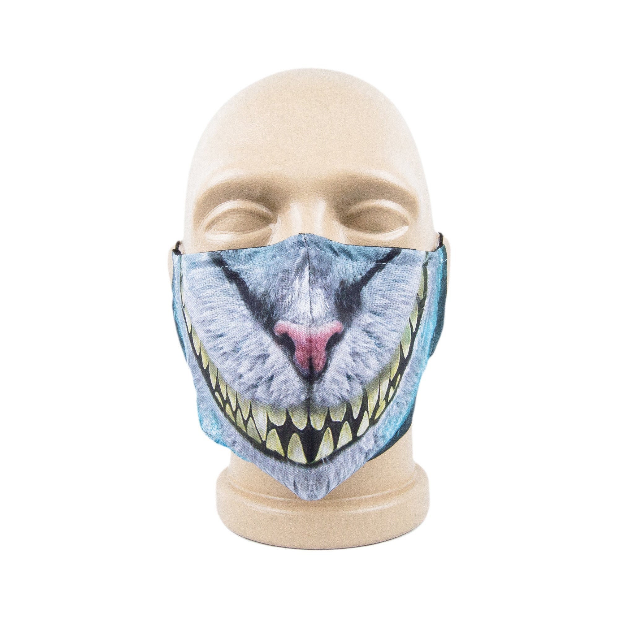 Cheshire Cat Three Layer Face Mask Etsy India