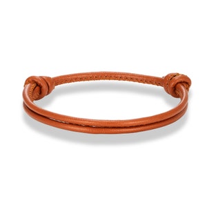 Genuine Leather Cord Bracelet or Anklet- Adjustable - Unisex Sleek Surfer Bracelet - Minimalist Men's Wrap Bracelet - Beach Ocean Jewelry