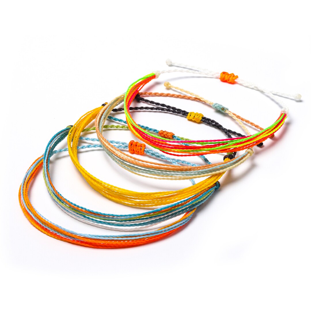 Handmade Surf Waxed Thread Waterproof Anklet or Bracelet for Etsy