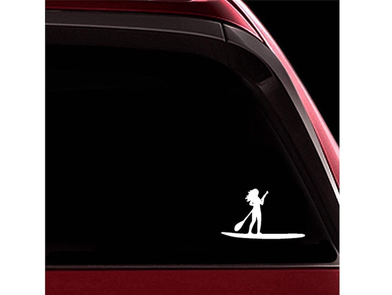 Stand Up Paddle Decal Window Sticker or Decal for Car Body or Window Car Stickers for Women Stand Up Paddle Board Decal