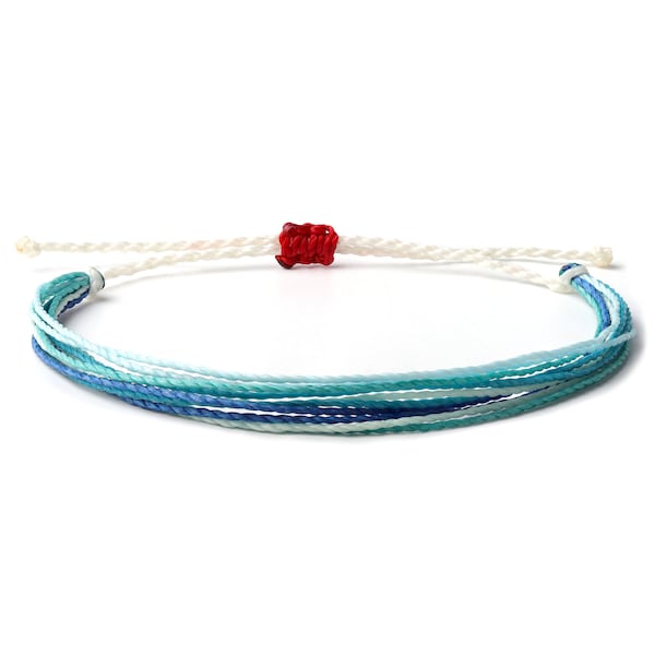 Handgemaakte Surf Waxed Thread waterdichte enkelband of armband voor dames of heren