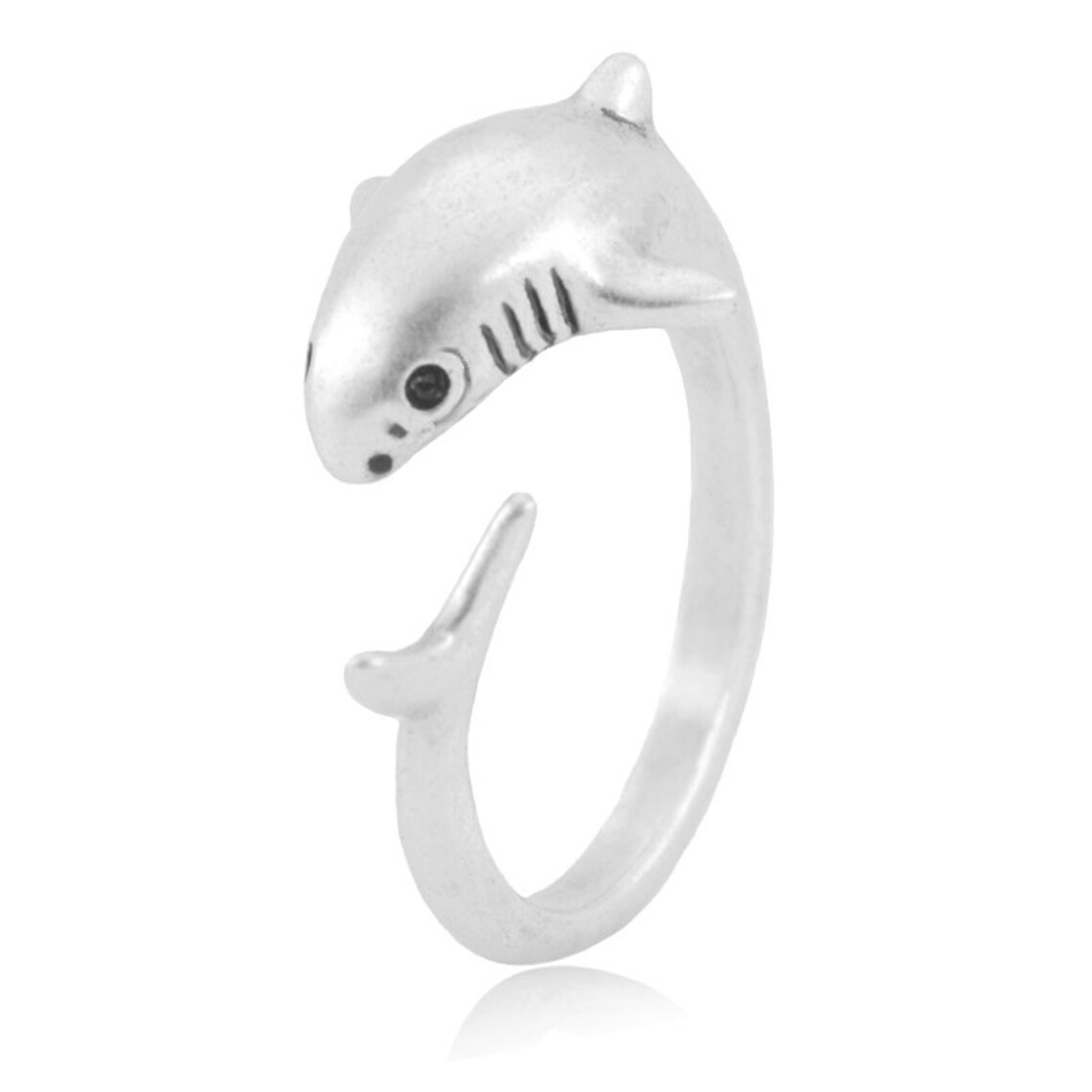 Shark Ring Adjustable Ring Animal Ring for Shark Lovers Etsy
