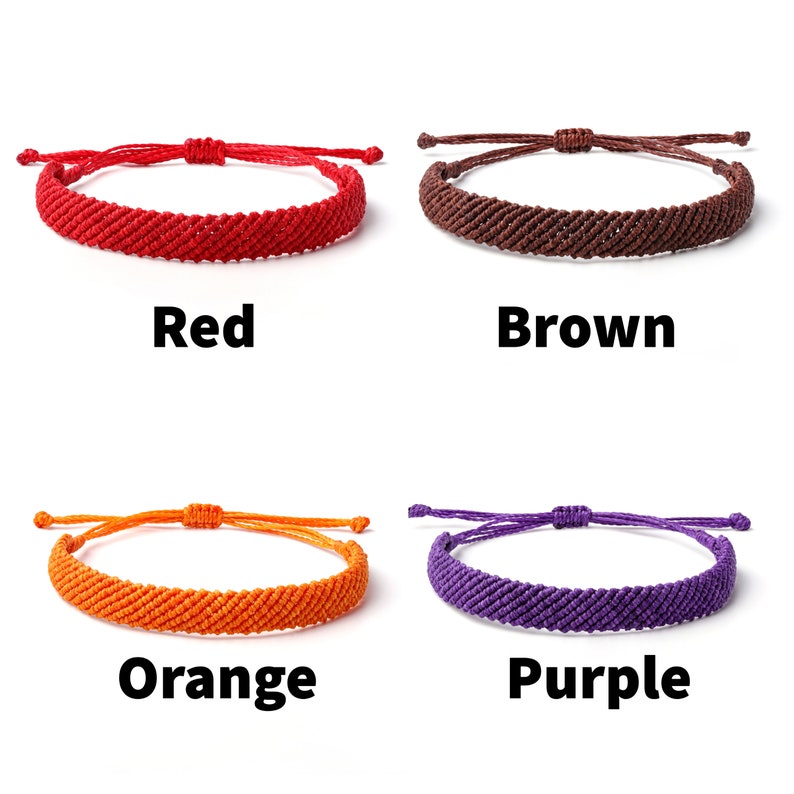 Handmade Surf Waxed Thread Waterproof Anklet or Bracelet for Women or Men image 9