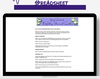 Ultimate Wedding Planner and Spreadsheet: Budgets, Decor, Dresses, and More | Digital Google Sheets | Digital Download