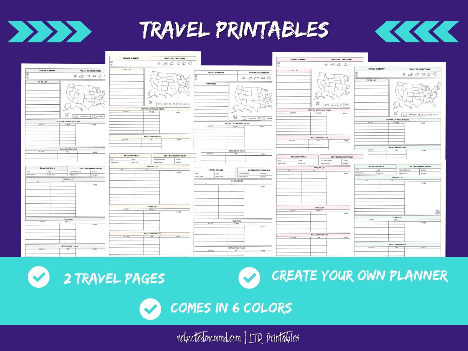 Travel Planner Printables Pianificazione Delle Vacanze travel-planner-printables-pianificazione-delle-vacanze