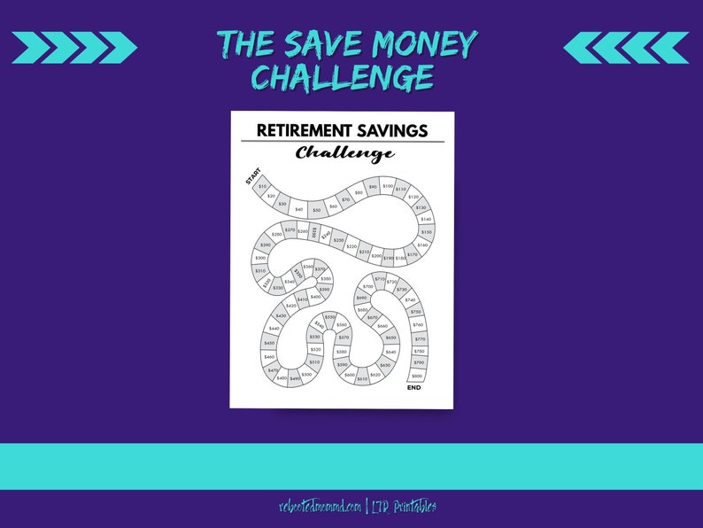 The Save Money Challenge Trackers for the Year Habit Printables Self-Care Immediate Download Digital Worksheets image 8