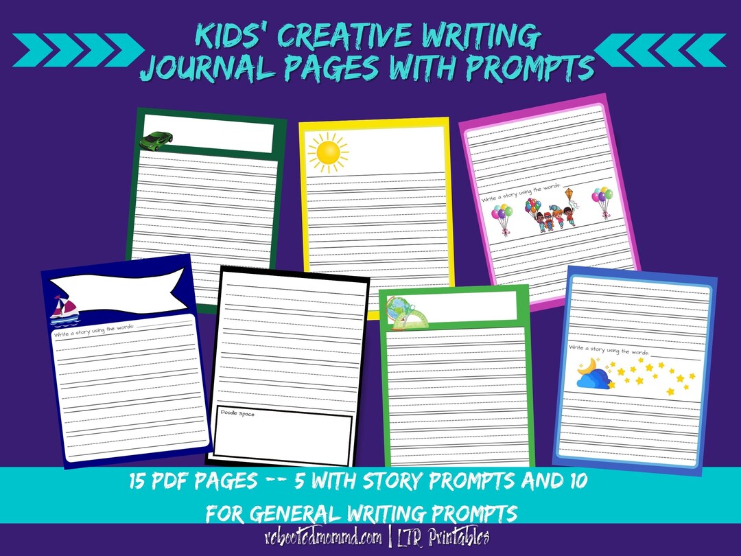 Kids' Creative Writing Worksheet Printables & Prompts| Writing ...
