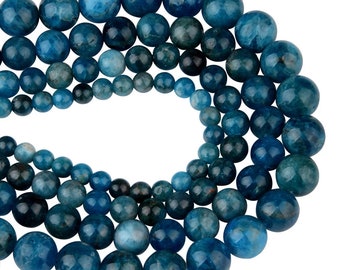 Perles d’Apatite en pierre précieuse naturelle pour la fabrication de bijoux Bracelets Colliers Boucles d’oreilles