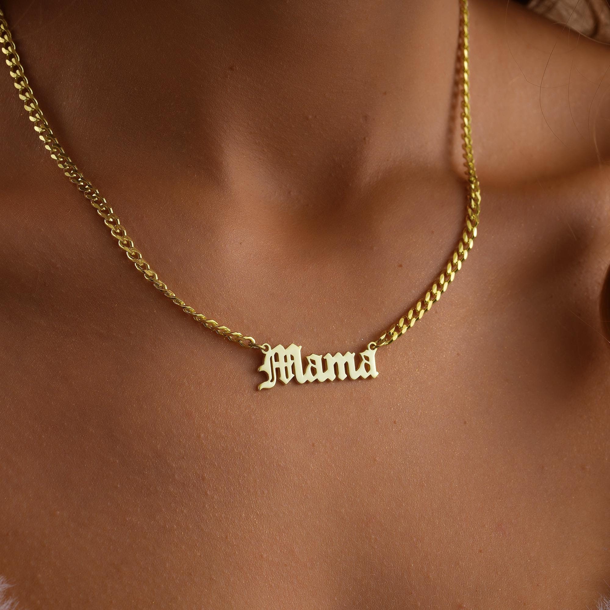 Rose Gold Mama Mama Chain Necklace Rose Vermeil TOUS Mama Necklace With Rubies Tous TOUS