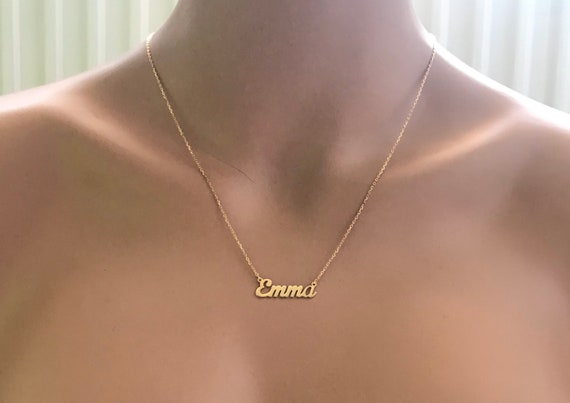 Silver Name Necklace Necklaces for Women Necklace With Name