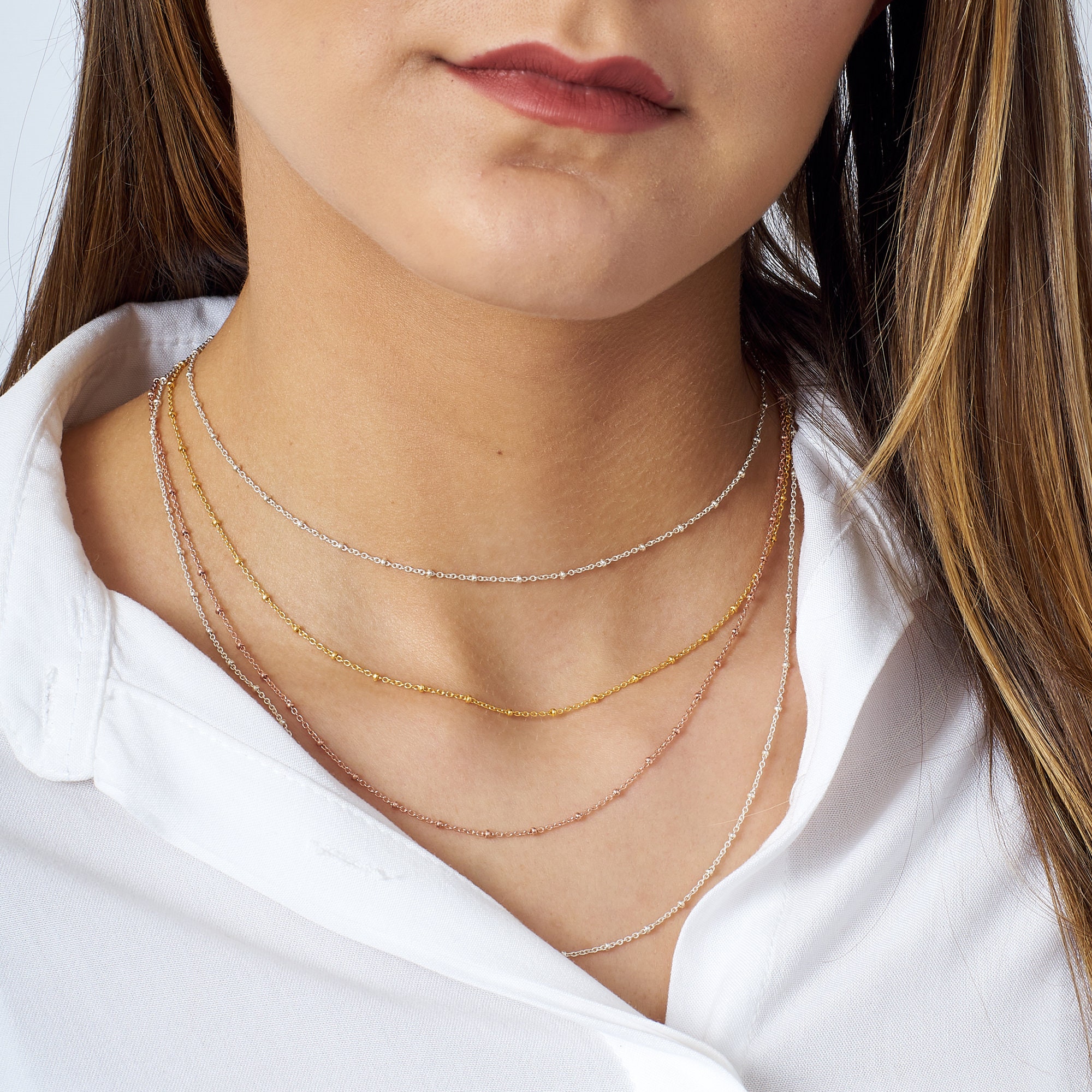 TATIANA☆[SILVER925] Line Ball Chain Necklace 61i3Ub5gVOL._AC_SL1500_.jpg
