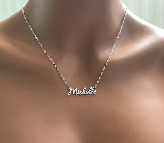 Collana Personalizzata Con Nome ALESSIA – Acciaio 316L – Fatte A Mano Made In Italy - 3