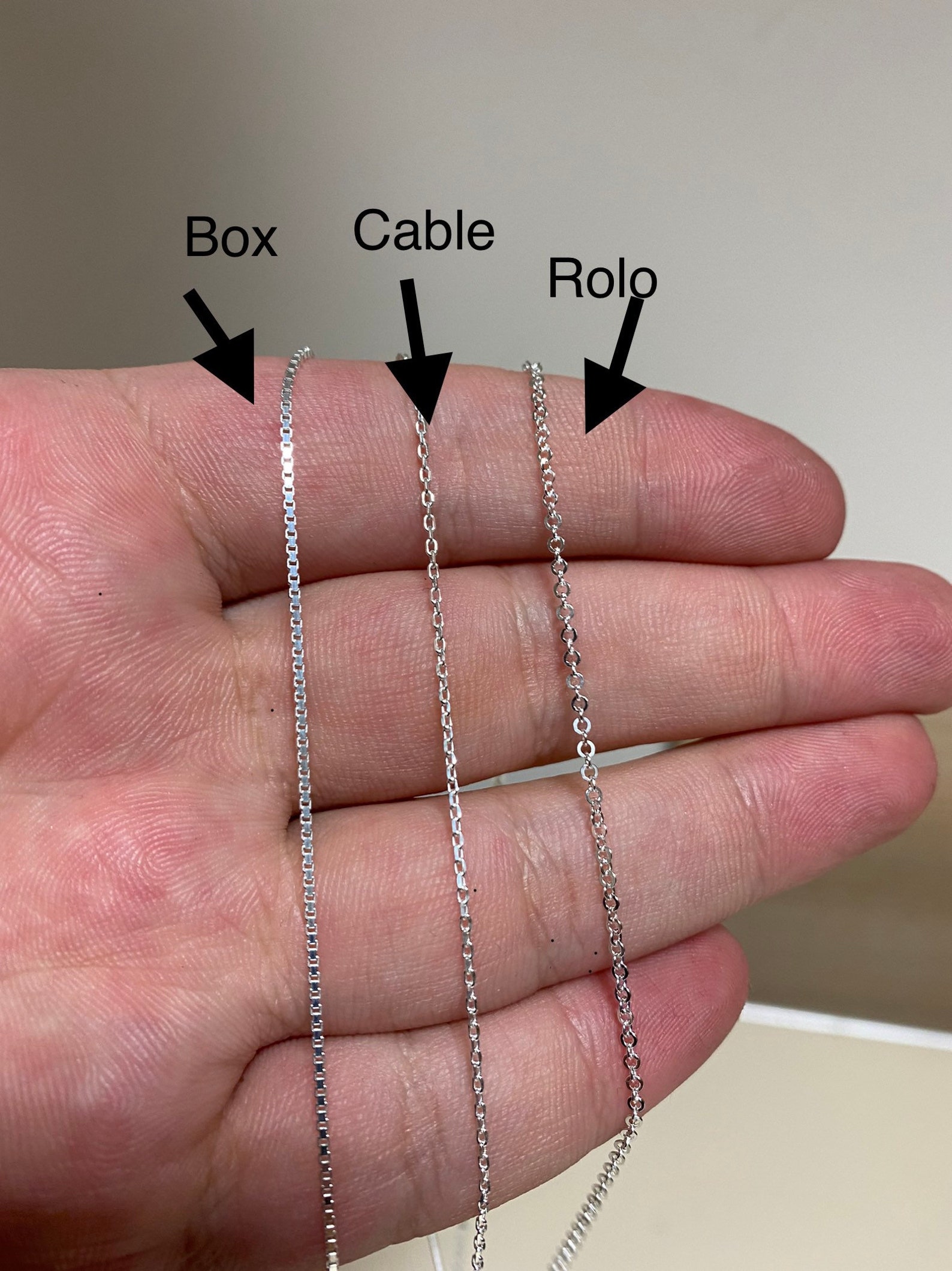 Solid Gold Necklacename Necklacepersonalized Etsy