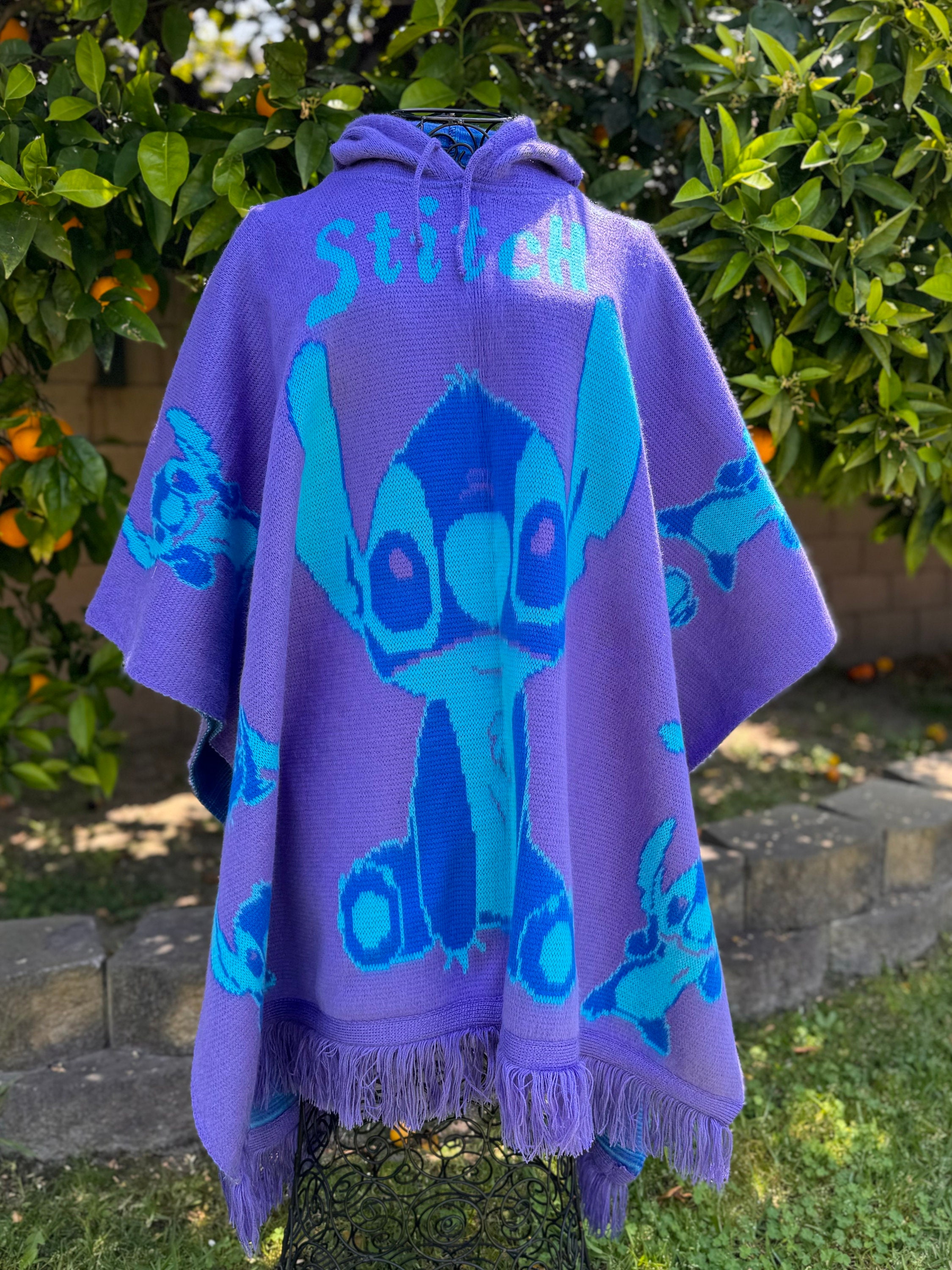 【値下中】HELLO LUPO poncho purple check 22aw 値下中】HELLO LUPO poncho purple check 22aw HELLO LUPO