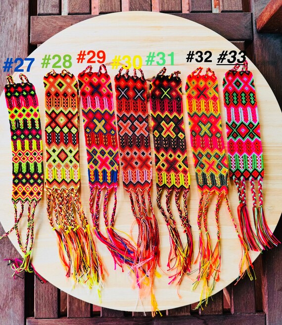 Mexican yarn bracelets deals