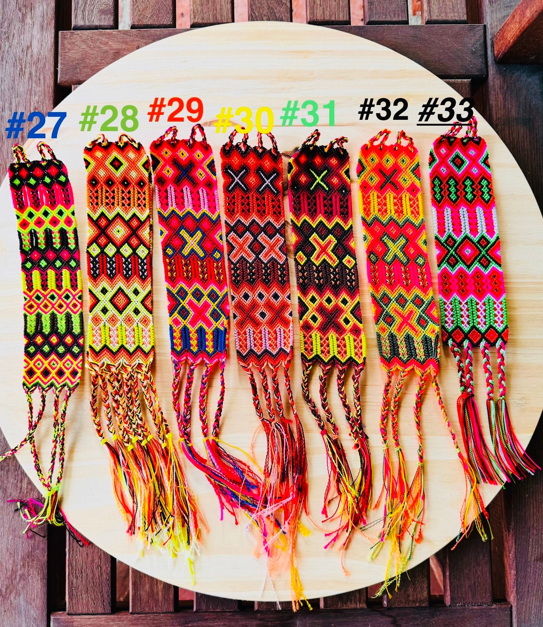 Hand Woven Wide Cuff Mexican Bracelets Friendship Inspired Bracelets Bright Colors Unisex Hippie Cuffs Bracelets. Etsy