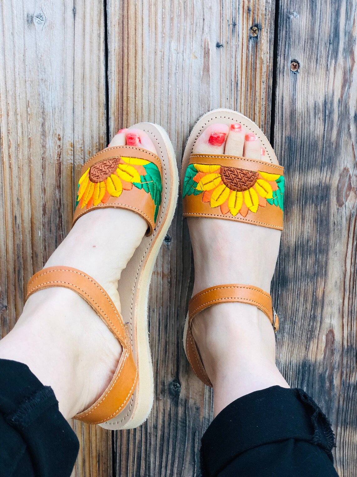 cute mexican huaraches