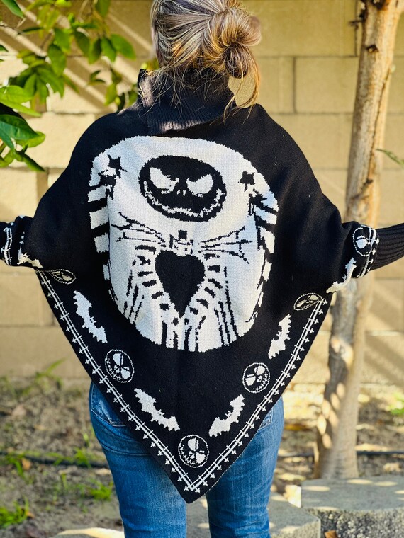 Jack Skellington Turtleneck Poncho 