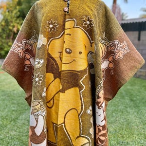 Alpaca Wool poncho, unisex One size very soft and warm exclusive design, adult size