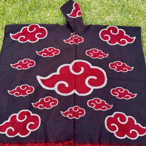Alpaca Wool poncho, unisex One size very soft and warm exclusive design Japanese anime