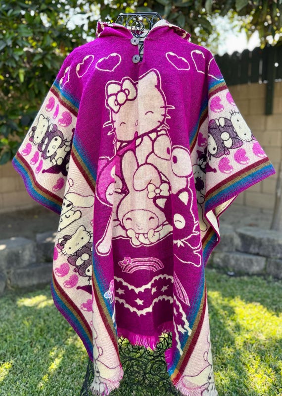 【値下中】HELLO LUPO poncho purple check 22aw 値下中】HELLO LUPO poncho purple check 22aw 値下中】HELLO