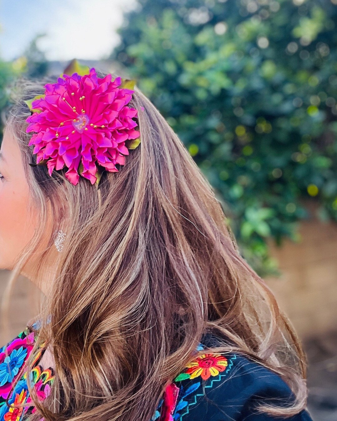 Traditional Mexican Flower Headpiecewomen Flower Headpiece Mexican
