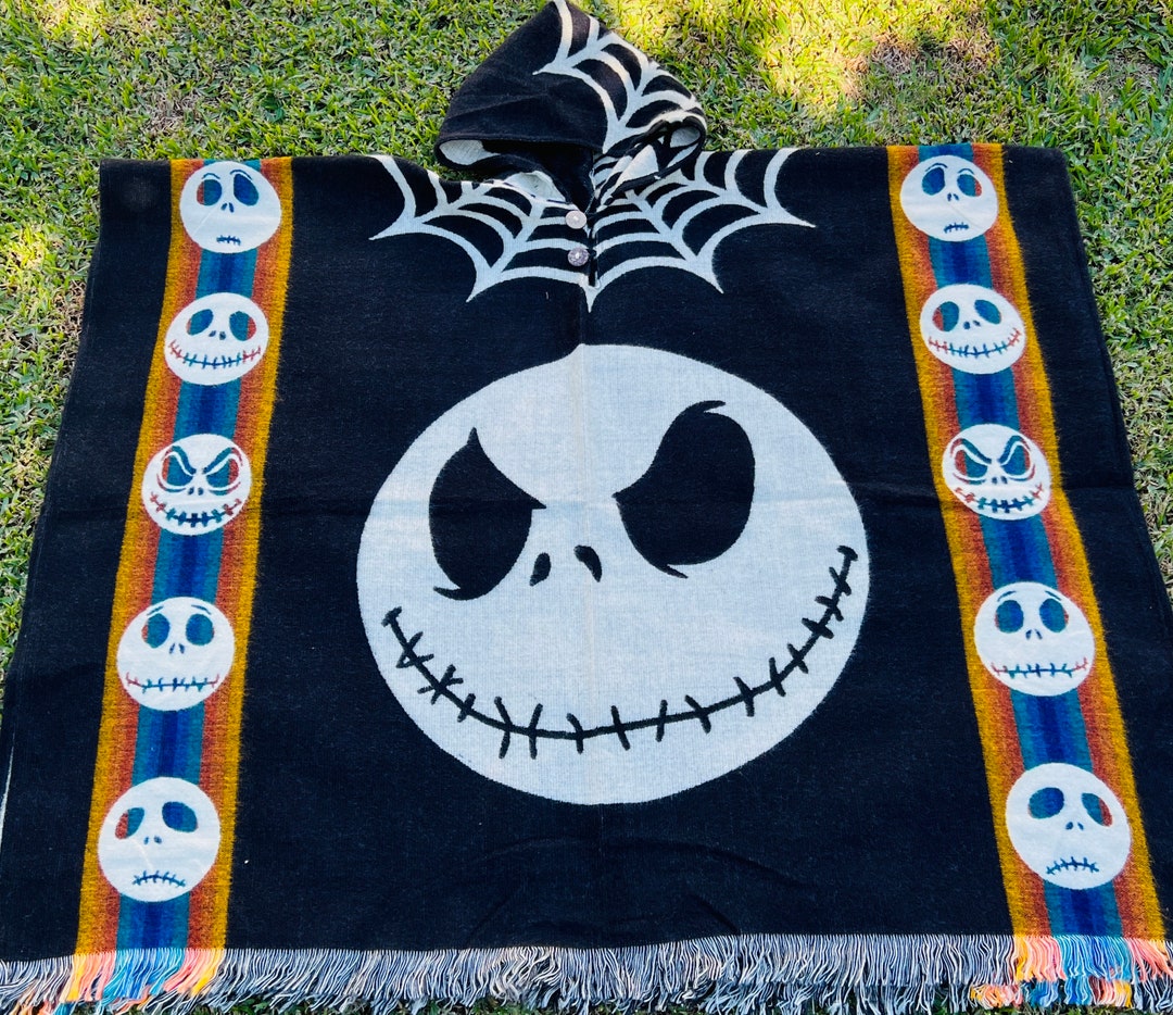 The Night Before Christmas Ponchojack Skellington Poncho - Etsy