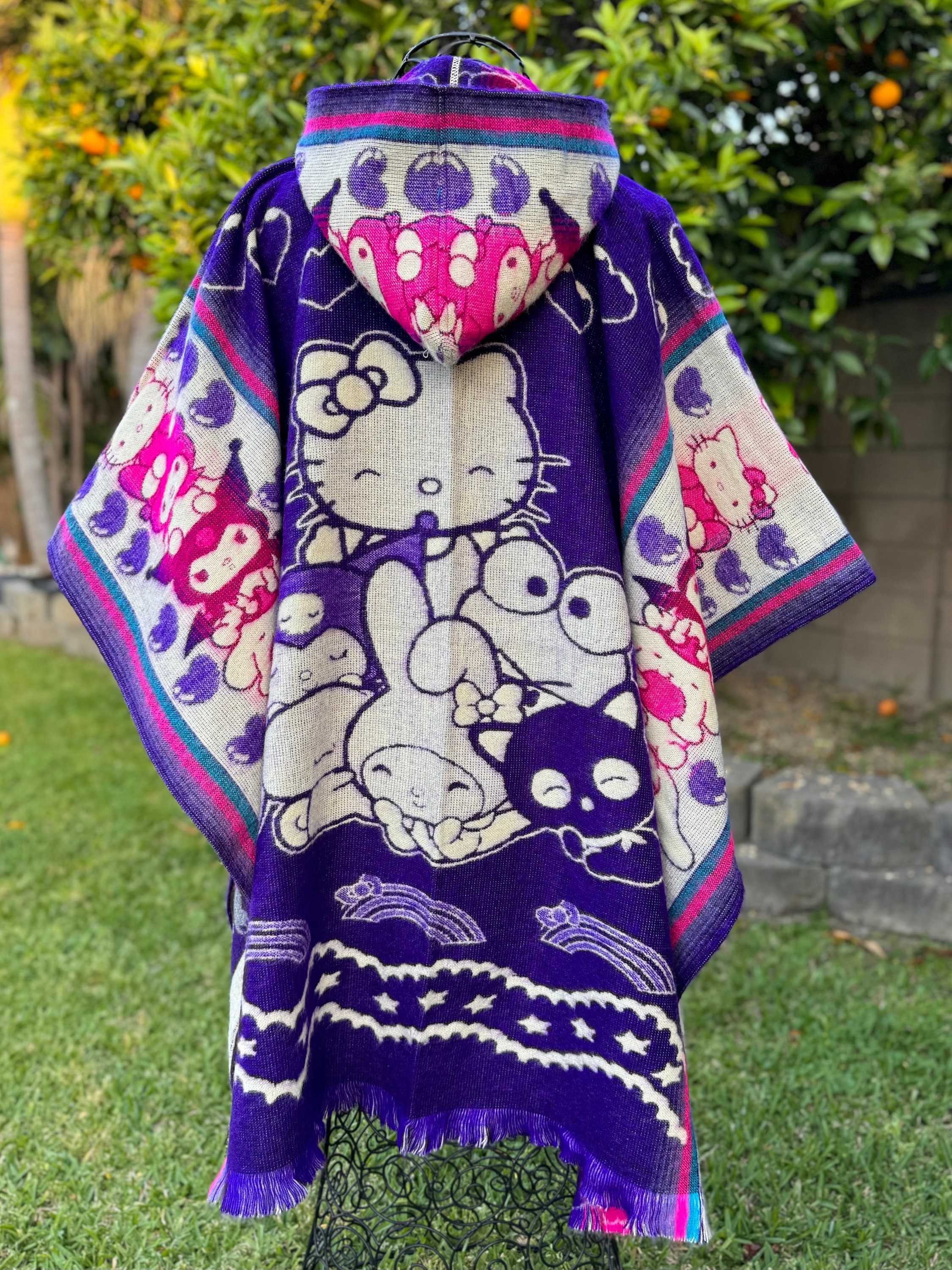 Alpaca Wool Poncho, Unisex One Size Very Soft and Warm Exclusive  