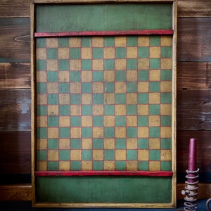 Reproduction Antique Draughts  Game Board