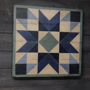 Indoor Barn Quilt - Blaues Wyoming-Tal
