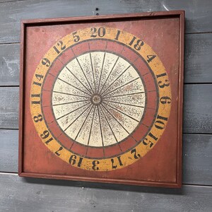 Primitive Wagon Wheel Dart Board decorative only image 7