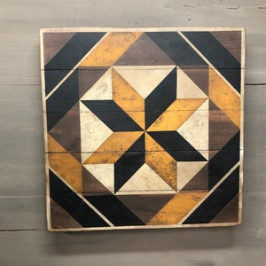 Indoor Barn Quilt - Blockhaus Stern