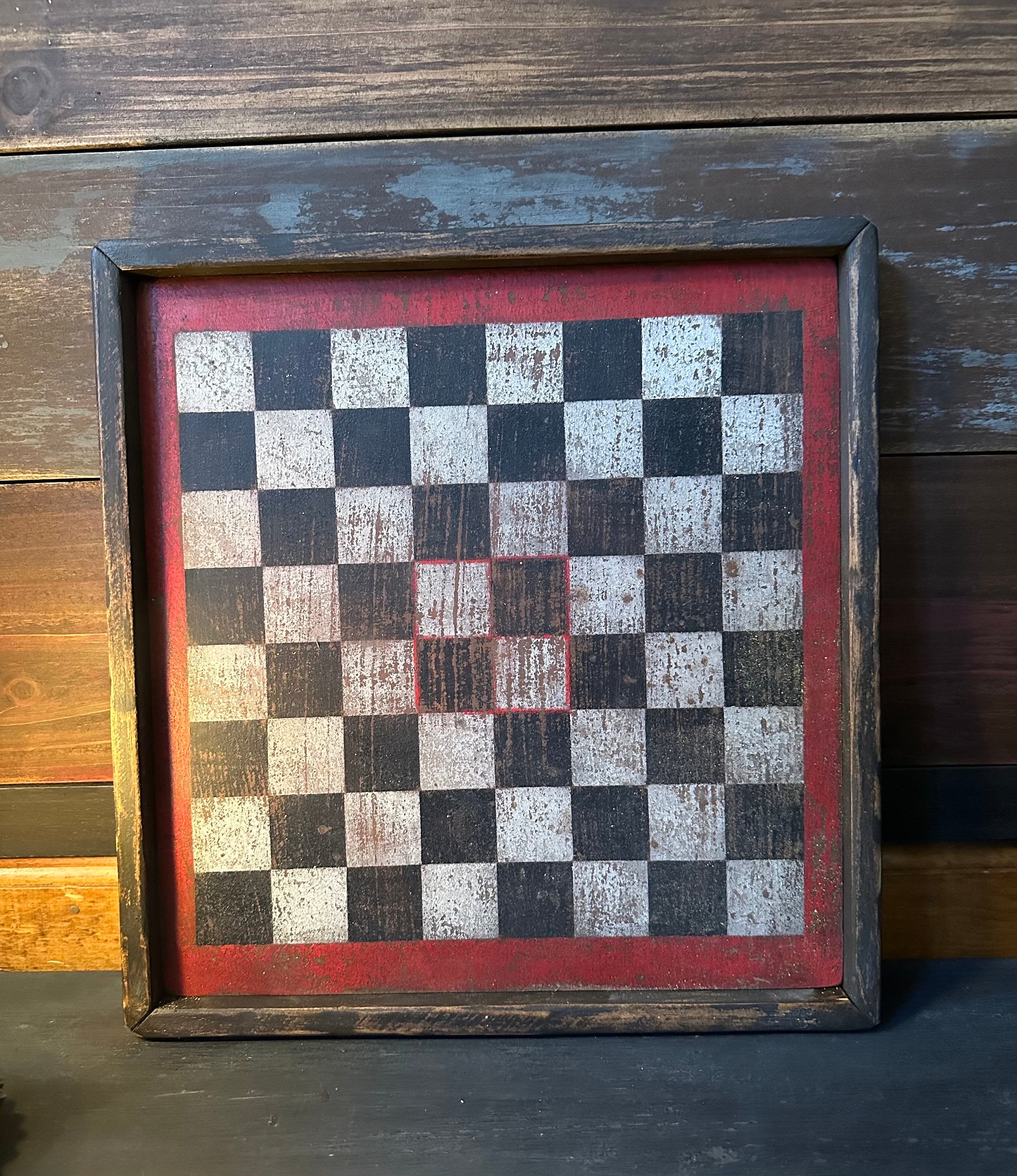 Black red checkerboard hotsell